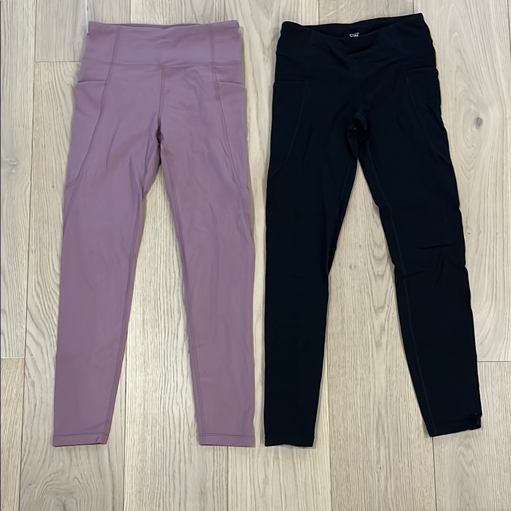Bundle of Two Athleta Girl Leggings Size 14